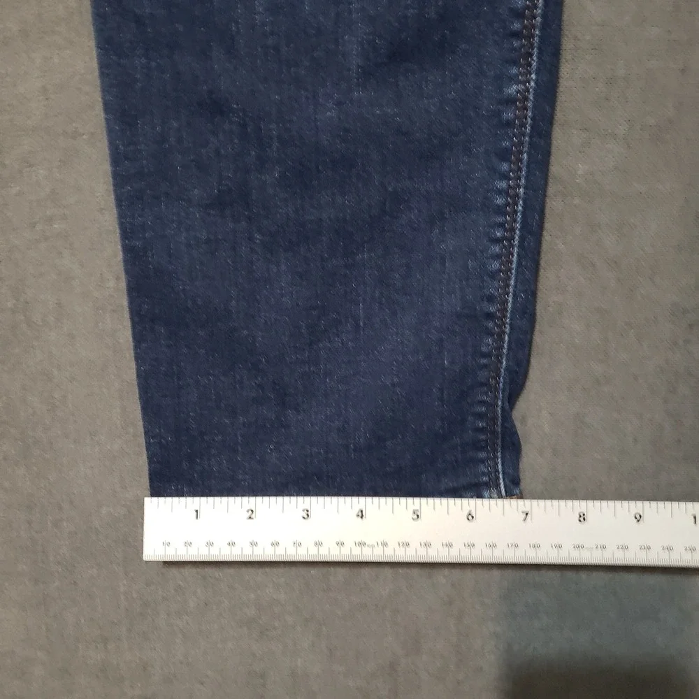 Chico's So Lifting Crop Jeans Womens 6 Dark Blue‎ Denim Stretch Pants